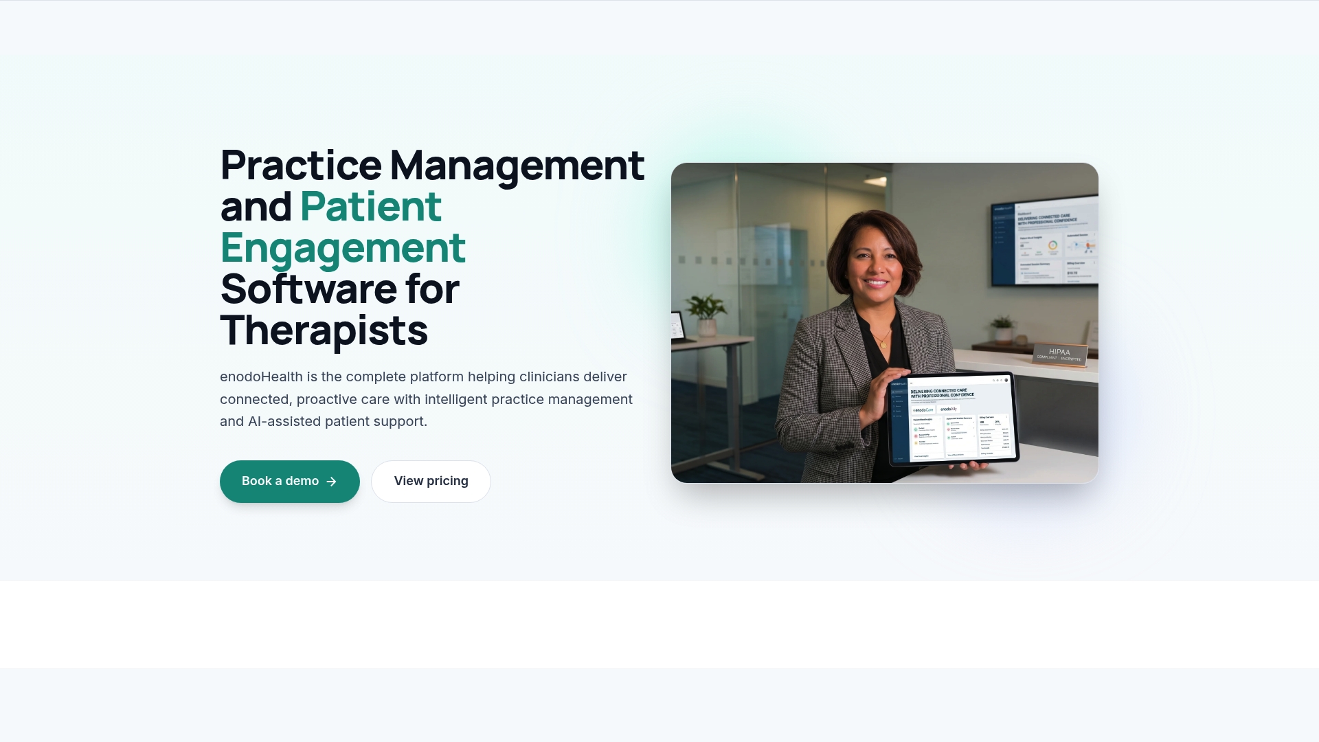 enodoHealth behavioral health platform overview